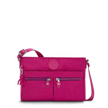 Kipling New Angie Fashion Crossbody Bags Pink Fuchsia | CA 1191EB